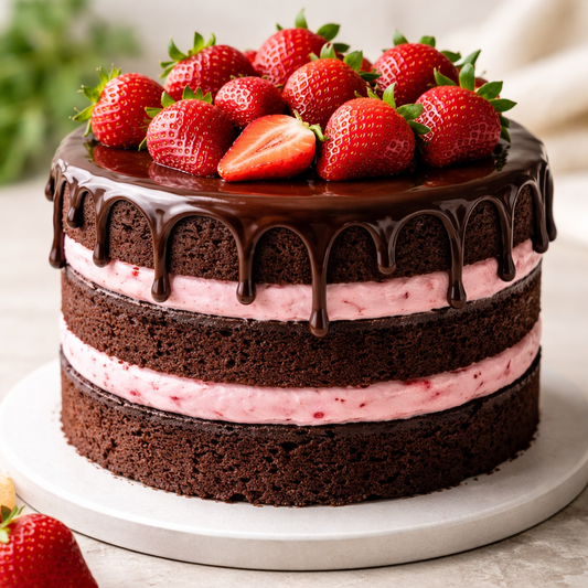 Strawberry Crush Cake