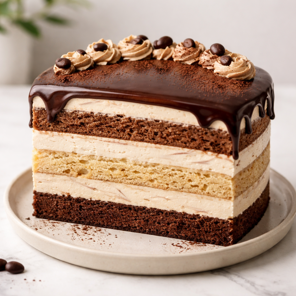 Mocha Calm Cake (Sugar-Free)